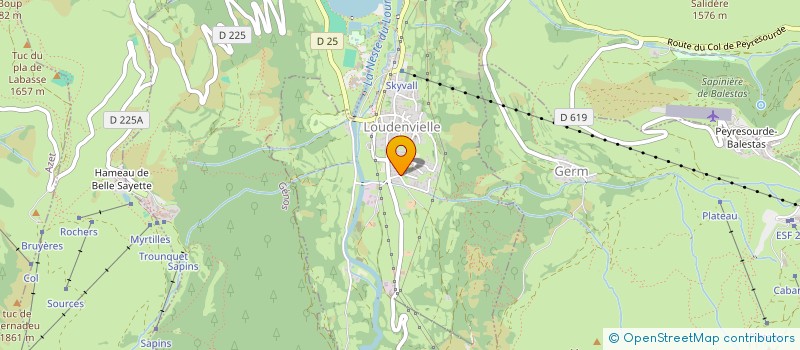 localisation de l'entreprise LE FOURNIL DU LOURON  LOUDENVIELLE