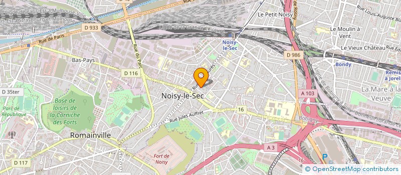 localisation de l'entreprise LE FOURNIL DU MARCHE à NOISY-LE-SEC