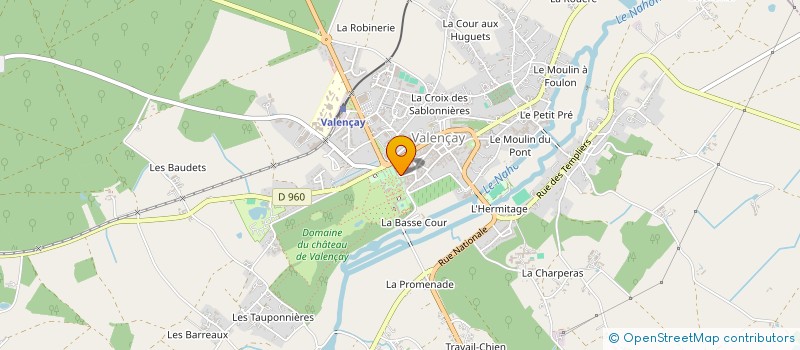 localisation de l'entreprise LE FOURNIL DU PAIN à VALENCAY