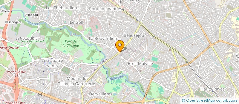 localisation de l'entreprise LE FOURNIL DU PARNASS à SAINT-HERBLAIN