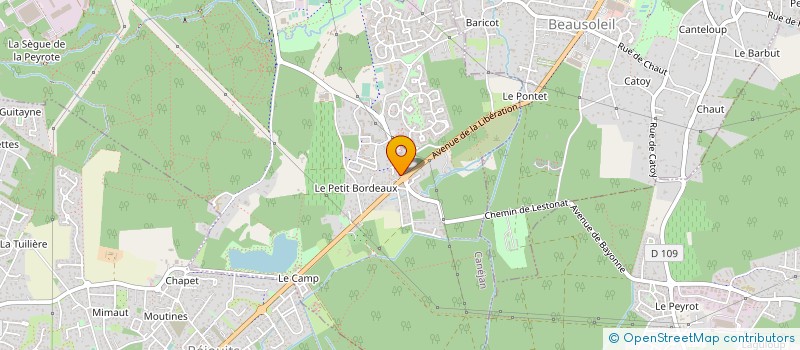 localisation de l'entreprise LE FOURNIL DU PETIT BOURG à CANEJAN