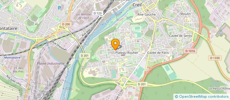 localisation de l'entreprise LE FOURNIL DU PLATEAU à CREIL
