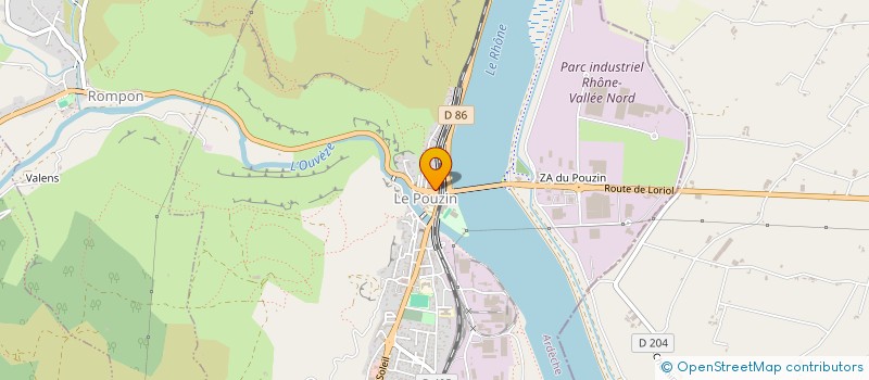 localisation de l'entreprise LE FOURNIL DU POUZIN à LE POUZIN