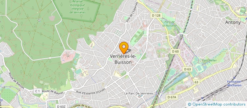 localisation de l'entreprise LE FOURNIL DU PRES HAUT  VERRIERES-LE-BUISSON