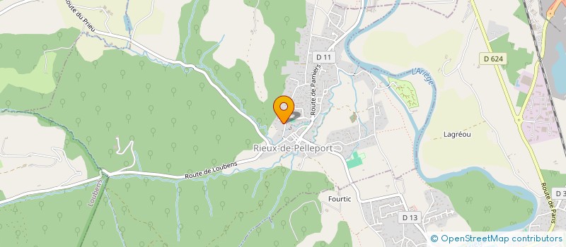 localisation de l'entreprise LE FOURNIL DU QUART FOUR à RIEUX-DE-PELLEPORT