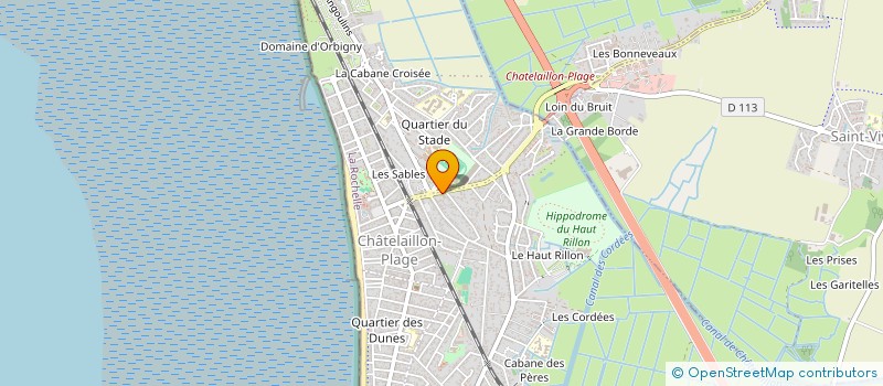localisation de l'entreprise LE FOURNIL DU RIVAGE à CHATELAILLON-PLAGE