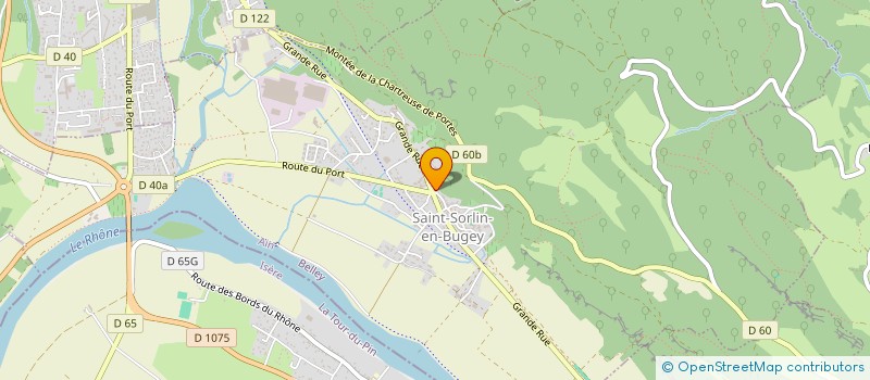 localisation de l'entreprise LE FOURNIL DU ROCHER  SAINT-SORLIN-EN-BUGEY