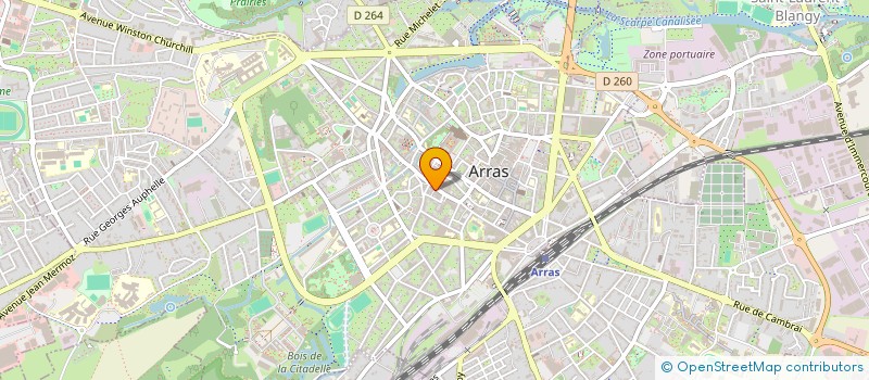localisation de l'entreprise LE FOURNIL DU THEATRE à ARRAS