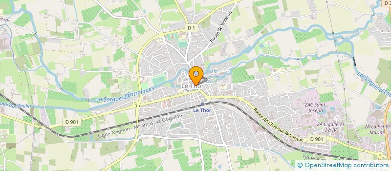 localisation de l'entreprise LE FOURNIL DU THOR à LE THOR