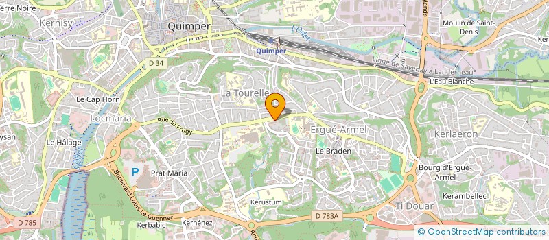 localisation de l'entreprise LE FOURNIL DU TRANSATLANTIQUE  QUIMPER