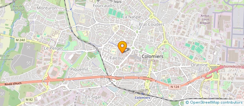 localisation de l'entreprise LE FOURNIL DU VAL D ARAN à COLOMIERS
