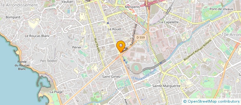 localisation de l'entreprise LE FOURNIL DU VELODROME à MARSEILLE