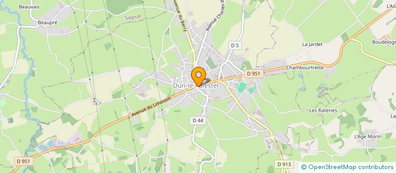 localisation de l'entreprise LE FOURNIL DUNOIS à DUN-LE-PALESTEL