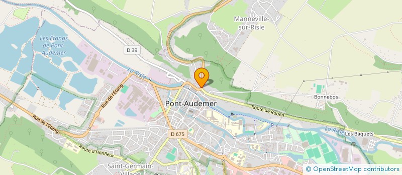 localisation de l'entreprise LE FOURNIL EN FOLIE à PONT-AUDEMER