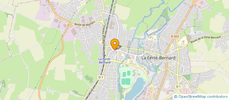 localisation de l'entreprise LE FOURNIL FERTOIS  LA FERTE-BERNARD