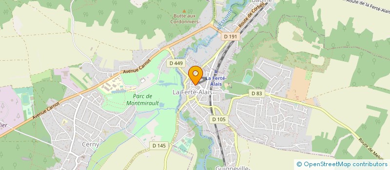 localisation de l'entreprise LE FOURNIL FERTOIS  LA FERTE-ALAIS