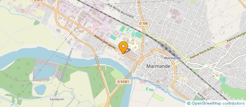 localisation de l'entreprise LE FOURNIL GASCON  MARMANDE