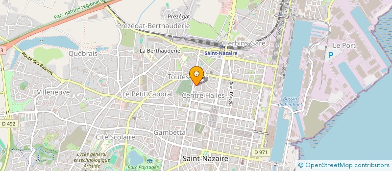 localisation de l'entreprise LE FOURNIL INSOLITE à SAINT-NAZAIRE