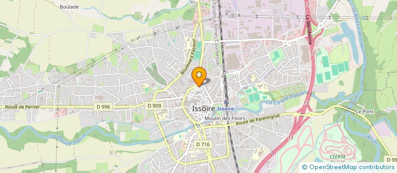 localisation de l'entreprise LE FOURNIL ISSOIRIEN  ISSOIRE