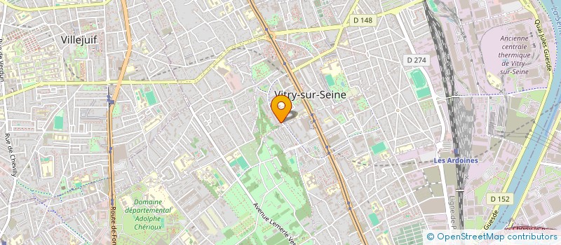 localisation de l'entreprise LE FOURNIL LUCIEN FRANCAIS à VITRY-SUR-SEINE