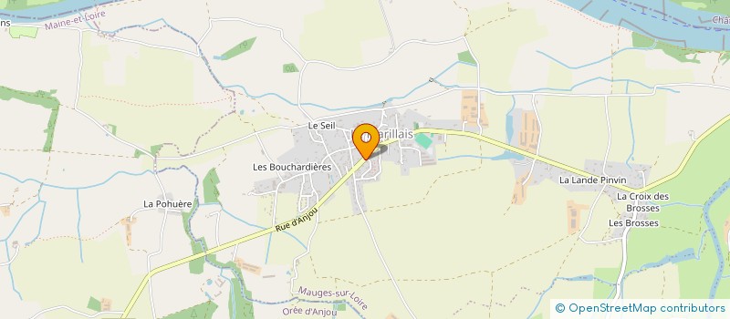 localisation de l'entreprise LE FOURNIL MARY'LLOIS à MAUGES-SUR-LOIRE