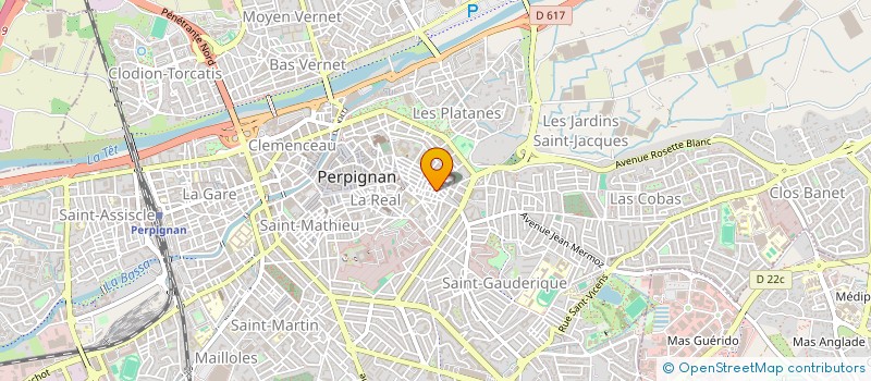 localisation de l'entreprise LE FOURNIL MOULIN A VENT  PERPIGNAN