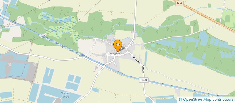 localisation de l'entreprise LE FOURNIL ORCONIAT  ORCONTE