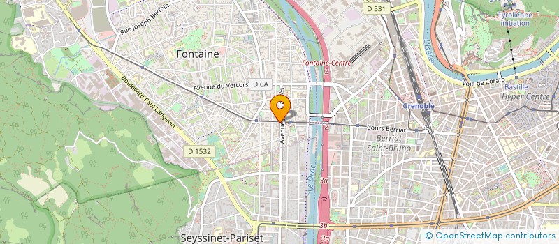 localisation de l'entreprise LE FOURNIL PATISSIER à FONTAINE