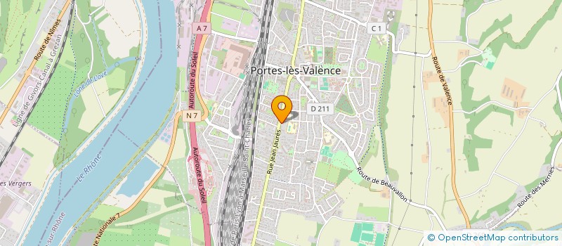 localisation de l'entreprise LE FOURNIL PORTOIS  PORTES-LES-VALENCE