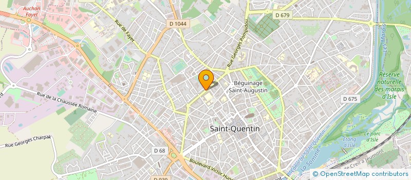 localisation de l'entreprise LE FOURNIL RICHELIEU à SAINT-QUENTIN