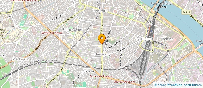 localisation de l'entreprise LE FOURNIL SAINT JEAN à BORDEAUX