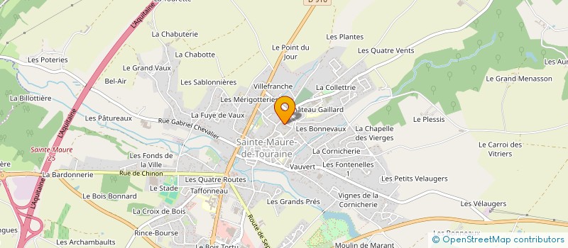 localisation de l'entreprise LE FOURNIL SAINTE MAURIEN  SAINTE-MAURE-DE-TOURAINE