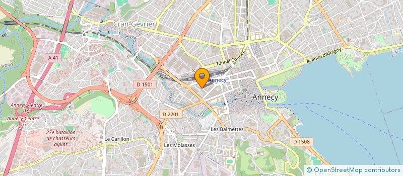 localisation de l'entreprise LE FOURNIL SAVOYARD à ANNECY