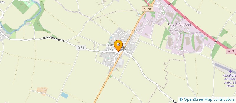 localisation de l'entreprise LE FOURNIL VENDEEN  SAINT-JEAN-D'HERMINE