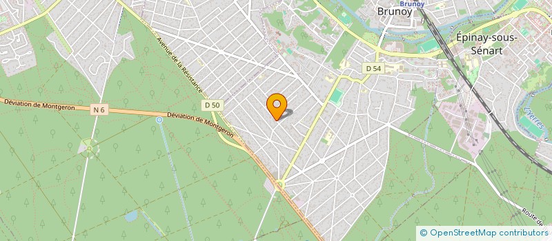 localisation de l'entreprise LE FOURNIL19  BRUNOY