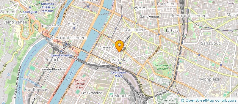 localisation de l'entreprise LE FOX  DARDILLY