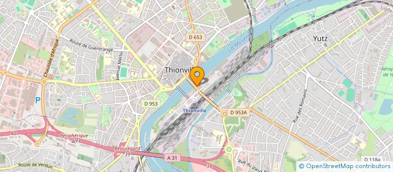 localisation de l'entreprise LE FOYER à THIONVILLE