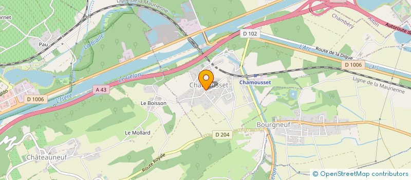 localisation de l'entreprise LE FOYER  CHATEAUNEUF