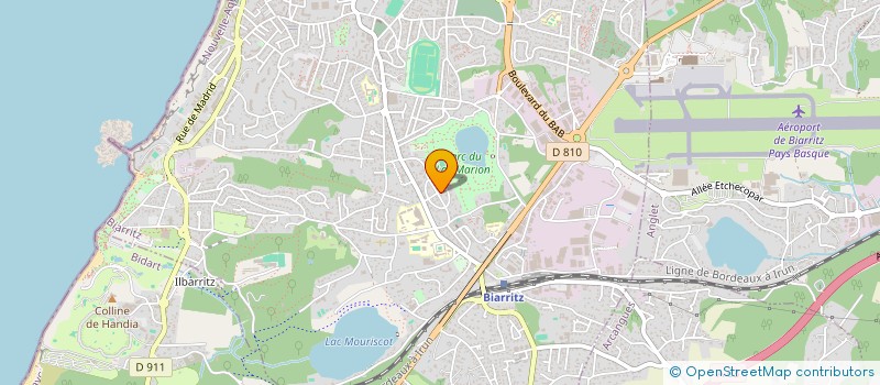 localisation de l'entreprise LE FOYER à BIARRITZ