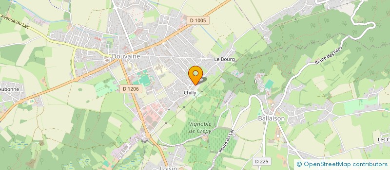 localisation de l'entreprise LE FOYER  DOUVAINE