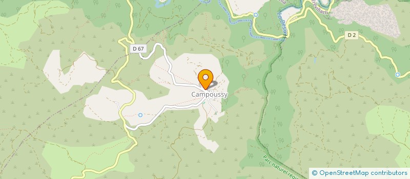 localisation de l'entreprise LE FOYER DE SOURNIA  CAMPOUSSY