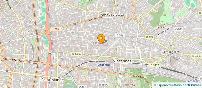 localisation de l'entreprise LE FOYER DU BONHEUR à MONTREUIL