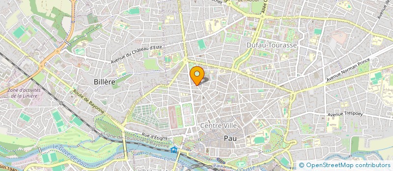 localisation de l'entreprise LE FOYER JEUNES TRAVAILLEUSES à PAU