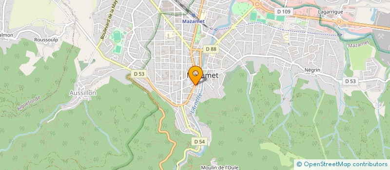 localisation de l'entreprise LE FOYER MODERNE QUINCAILLERI  MAZAMET