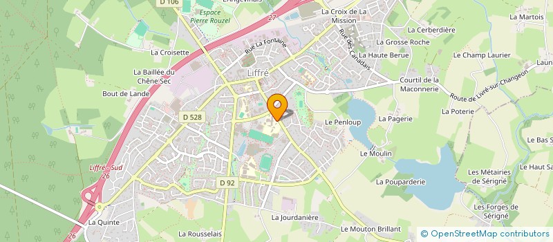 localisation de l'entreprise LE FOYER SOCIO EDUCATIF DU COLLEGE MARTIN LUTHER KING  LIFFRE