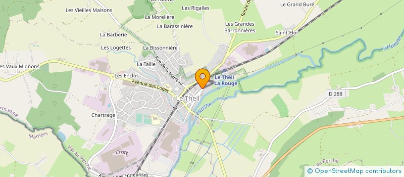 localisation de l'entreprise LE FOYER THEILLOIS à VAL-AU-PERCHE