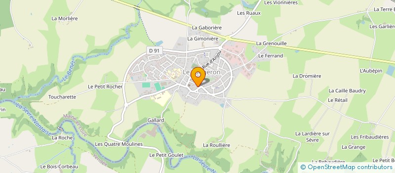 localisation de l'entreprise LE FRAIS D A COTE à SEVREMOINE