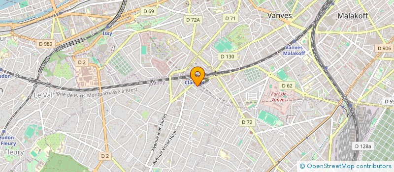 localisation de l'entreprise LE FRAMING à CLAMART