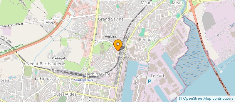 localisation de l'entreprise LE FRANC à SAINT-NAZAIRE