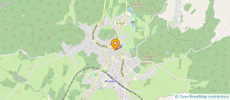 localisation de l'entreprise LE FRANCAIS  BRUYERES